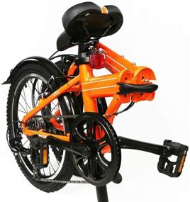 img 2 attached to 🚲 Zizzo Via 20” Folding Bike: Lightweight Aluminum Frame with Genuine Shimano 7-Speed - Weighing Only 26lb!