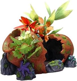 img 3 attached to 🐠 Enchanting Exotic Environments Ornamental Sunken Split Urn: A Scenic Addition to Your Aquarium!