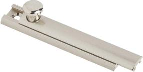 img 1 attached to 🔒 Belwith Products 1849-SN: Satin Nickel Finish Slide Door Bolt, Solid Brass, 3-Inch