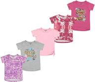 👗 cute printed cotton girls' clothing with attractive verbage logo