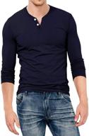 👕 kuyigo premium lightweight men's henley shirts - casual clothing logo