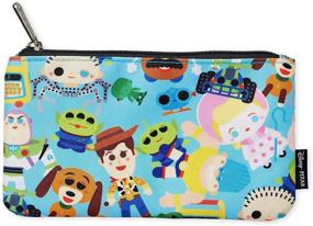 img 1 attached to Disney Toy Story Loungefly Zippered Cosmetic Bag Pouch