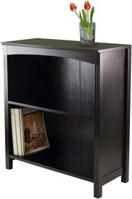 img 3 attached to Espresso 3-Tier Wide Winsome Terrace Storage Shelf, 26-Inch