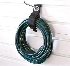 img 3 attached to 🔗 Portable Hook and Loop Storage Straps - Extension Cord Organizer for Basement, RV, Hose, Rope Wrap - HELHUNLEE Cord Wrap Keeper