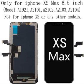 img 3 attached to Замена экрана iPhone Xs Max с сборкой 3D Touch LCD Display - совместима с iPhone Xs Max с диагональю 6,5 дюйма (модель A1921, A2101, A2102, A2103, A2104) + инструменты для ремонта