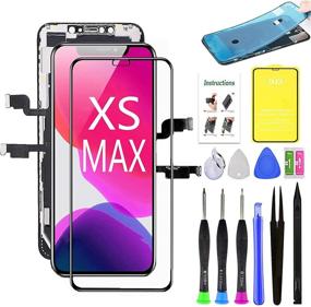 img 4 attached to Замена экрана iPhone Xs Max с сборкой 3D Touch LCD Display - совместима с iPhone Xs Max с диагональю 6,5 дюйма (модель A1921, A2101, A2102, A2103, A2104) + инструменты для ремонта