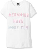 🧜 enchanting mermaid magic: fifth sun girls' mermaid graphic t-shirt logo