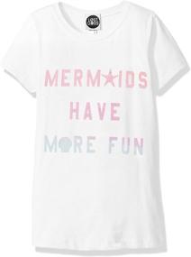 img 1 attached to 🧜 Enchanting Mermaid Magic: Fifth Sun Girls' Mermaid Graphic T-Shirt