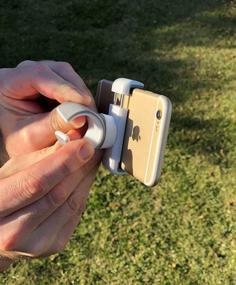 img 2 attached to 📱 Fairway Golf Cart Phone Holder - Compact Design - Compatible with Top Golf Cart Brands including Clicgear and CaddyTek - Ideal for Golf Scorecard Apps and Convenient Golf Cart Accessories