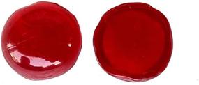 img 1 attached to Rastogi Handicrafts Red Glass Gems for Vase Fillers - Small 12mm Size, 100 Pebbles, Wedding Decoration Centerpieces - Flat on One Side, Pack of 100