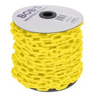 🔗 yellow bis plastic chain links - 2in x 125ft chain for effective crowd control logo