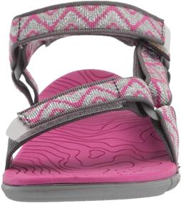 img 3 attached to 👡 Teva Hurricane Sandal - Balboa Fucshia Athletic Girls' Shoes