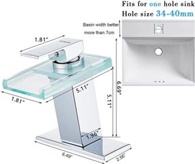 img 1 attached to 🚿 Y Garhe Bathroom Temperature Widespread Waterfall: Create a Luxurious Ambiance with Precise Temperature Control