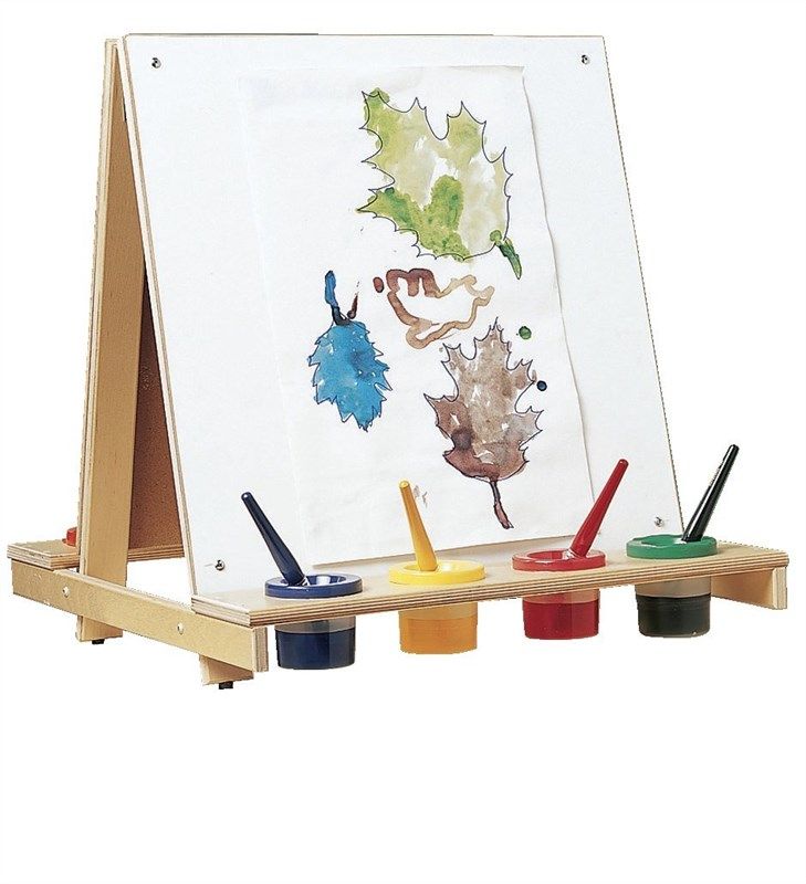 MEEDEN Solid Pine Wood Kids Double-Sided Art Easel