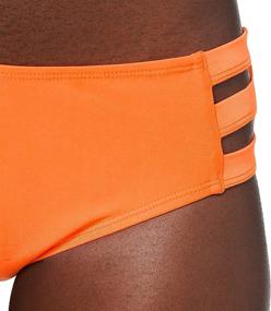 img 1 attached to Full Coverage Strappy Swim Briefs for Women | Ocean Blues Bikini Bottoms
