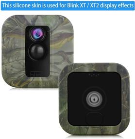 img 2 attached to 2-Pack Camouflage Silicone Skins Protective Case Covers for Blink 📷 XT/XT2 Security Camera, with Compatibility for Blink XT/XT2 Accessories – Indoor/Outdoor Use