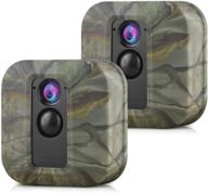 2-pack camouflage silicone skins protective case covers for blink 📷 xt/xt2 security camera, with compatibility for blink xt/xt2 accessories – indoor/outdoor use logo