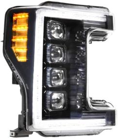 img 2 attached to 🔦 Morimoto XB LED Headlights (White DRL) for 2017-2019 Ford Super Duty: Plug and Play Upgrade with DOT Approved Assembly, Switchback Sequential Turn Signals, UV Coated Lens - LF503-ASM