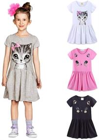 img 3 attached to 👗 Mud Kingdom Girls' Clothing: Little Dresses Clothes for Kids