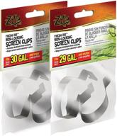 🦎 zilla non-locking screen clips for reptile terrarium covers, 30g+ - 2-pack logo