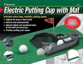 img 1 attached to 🏌️ Golf Gifts & Gallery Electric Putting Partner: Master Your Putting Skills with the 9-Foot Foam Green!