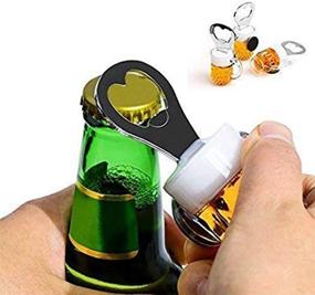 img 1 attached to FRESCORR - Beer and Wine Opener Fridge Magnet | Bottle Opener for Glass Beers | Random Pattern