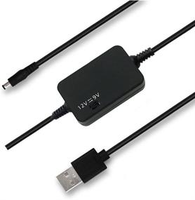 img 3 attached to Преобразователь напряжения Step Up: кабель Qutaway USB 5V в 9V или 12V Step Up 🔌 - регулируемый преобразователь постоянного тока на постоянный ток с переключателем - эффективное решение для повышения мощности (5В-9/12В)