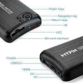 img 3 attached to 📺 Медиаплеер HDMI 1080P USB3.0 с поддержкой 2,5'' SATA HDD - Портативный MP4-плеер для видео/музыки/фото