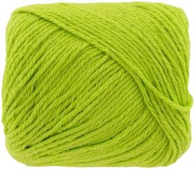 img 1 attached to 🧶 Budget-Friendly Bulk Deal: Lily Sugar 'n Cream Solids 100% Cotton Yarn (3-Pack) in Hot Green #1712