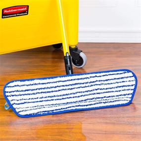 img 2 attached to Rubbermaid Commercial Pulse Mopping 18-Inch Mop Frame, Blue - Efficient and Durable Cleaning Solution (FGQ80000WH00)