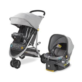 img 4 attached to 🚶 Century Stroll 3-Wheel Lightweight Travel System – 2-in-1 Infant Car Seat and Stroller Combo, Metro