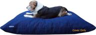 🐾 dogbed4less diy pet pillow: customizable pet bed covers with waterproof protection - medium or large size - covers only logo