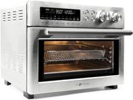 🍳 val cucine 26.3 quart/25 liter extra-large air fryer toaster oven, 10-in-1 convection countertop oven combo, brushed stainless steel логотип