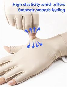 img 3 attached to TOMUST Compression Glove Open Fingerless Arthritis