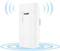kuwfi 300mbps outdoor 4g lte cpe wifi router with sim card slot cat4 sim routers with poe adapter work with ipcamera or outside wifi coverage (us version b2/b4/b5/b12/b13/b14/b66/b71) logo