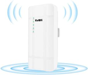 img 4 attached to KuWFi 300Mbps Outdoor 4G LTE CPE WiFi Router With Sim Card Slot CAT4 SIM Routers With POE Adapter Work With IPcamera Or Outside WiFi Coverage (US Version B2/B4/B5/B12/B13/B14/B66/B71)