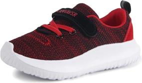 img 4 attached to 👟 Полное возможности: Дышащие спортивные кроссовки для девочек для бега и ходьбы