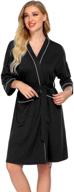 ekouaer bathrobe lightweight sleepwear loungewear women's clothing for lingerie, sleep & lounge logo