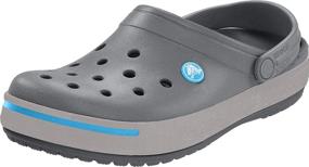 img 4 attached to 👞 Crocs Crocband II Charcoal Light Men's Shoes: Enhanced Mules & Clogs for Optimal Comfort and Style