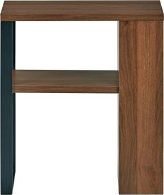 img 2 attached to Stylish Stone & Beam Contemporary Side Table with Bookshelf, 21.6"W, Black Oak: Exclusive on Amazon