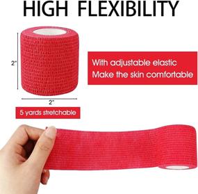 img 3 attached to Pack Self Adherent Cohesive Bandages Outdoor Recreation
