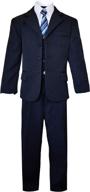 boys pinstripe suit matching black boys' clothing ~ suits & sport coats logo