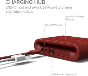 img 2 attached to 🔌 iOttie iON Беспроводная панель зарядки Plus v2: Быстрый сертифицированный зарядный Qi-устройство для iPhone Xs Max, Samsung Galaxy S10 и других устройств!