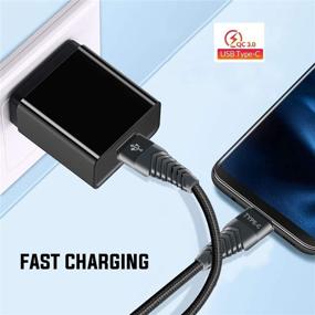 img 3 attached to ⚡️ Fast Charging USB C Charger Cable for Samsung Galaxy S20, S21 Plus Ultra Fe 5g, A20 A10e A50 A51 A71, S10, A21 A52 - 1ft 3ft 6ft 10ft Phone Charge Wire