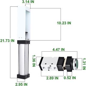 img 2 attached to 🥫 TAISHER Heavy-Duty Pneumatic Cylinder Aluminum Can Crusher for Soda and Beer Cans