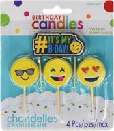 emoji birthday candles party supply logo