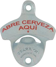 img 1 attached to Starr Wall Mounted Opener - For Easy Beer Access: Abre Cerveza Aqui (Open Beer Here)