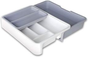 img 4 attached to MDHAND Kitchen Drawer Organizer Expandable