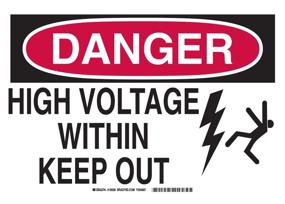 img 2 attached to Brady 19932 Aluminum Danger Voltage
