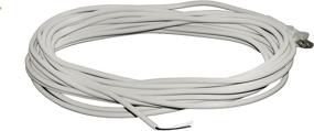 img 3 attached to LifeSupplyUSA Gray 35ft Electric Power Supply Cord with Open End Striped Wire - 17/2 Gauge 12 Amp Upright Vacuum